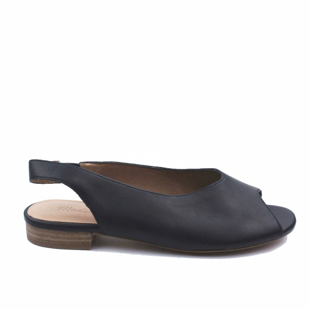 New MADEWELL Tavi Slingback Sandal Black Leather - Picture 5 of 7